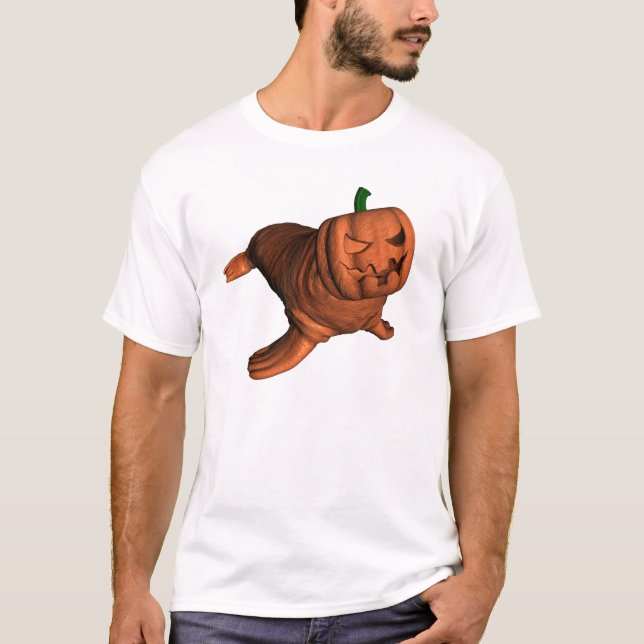Weird Halloween Walrus T-Shirt (Vorderseite)