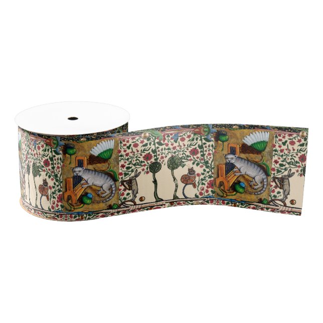 WEIRD MEDIEVAL BESTIARY, MUSIC,CAT PLAYING ORGAN RIPSBAND (Spule)