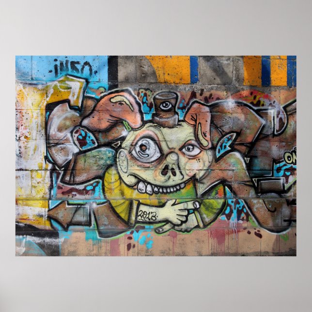 Weird Pig Face Poster (Vorne)