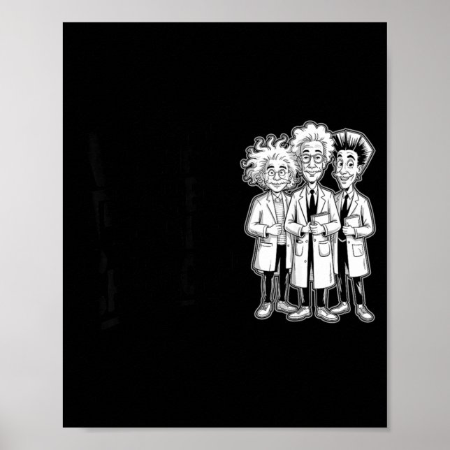 Weird Teachers Build Character Funny Teacher Appre Poster (Vorne)