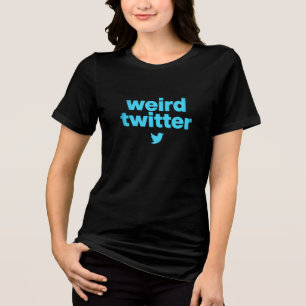 Weird Twitter Ästhetik Lustiges Internet Meme T-Sh Tri-Blend Shirt