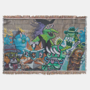 Weird Wicked Wild Hexe Graffiti Decke