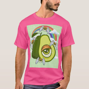 Weirdcore Ästhetik Kawaii Avocado Eye Winged Eyeb T-Shirt