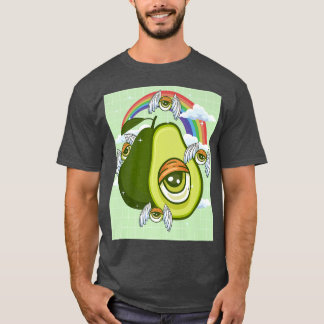 Weirdcore Ästhetik Kawaii Avocado Eye Winged Eyeb T-Shirt