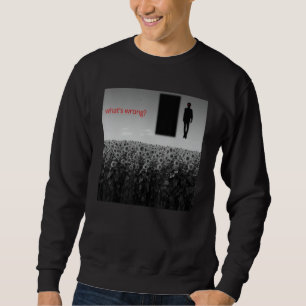 Weirdcore-Ästhetik Strangecore Creepy Shadow Drea Sweatshirt
