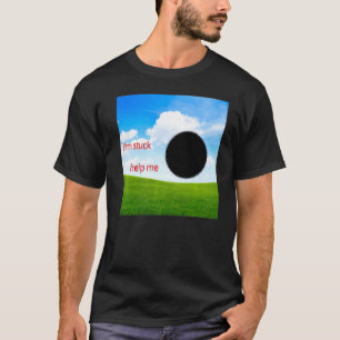 Weirdcore Ästhetische Dreamcore Oddcore Black Hole T-Shirt