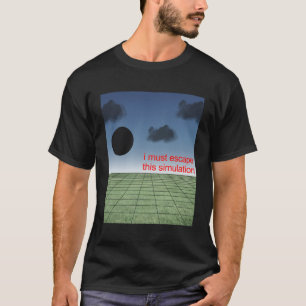 Weirdcore Ästhetische Simulation Gamer Nostalgiaco T-Shirt