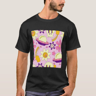 Weirdcore Kidcore Ästhetische Trippy Lächeln Happy T-Shirt