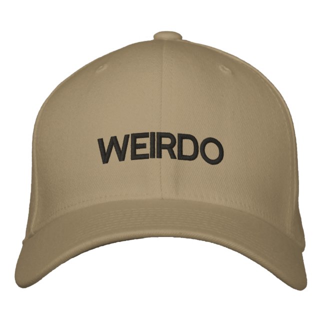 Weirdo Bestickte Baseballkappe (Vorderseite)