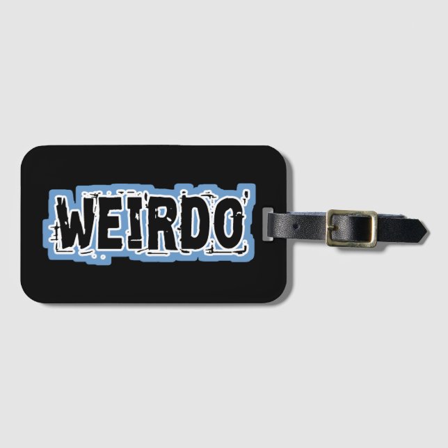 WEIRDO GEPÄCKANHÄNGER (Vorderseite (Horizontal))
