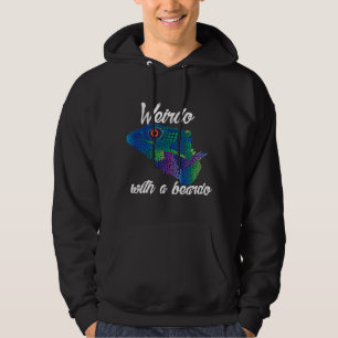 Weirdo mit einem bärtigen Drachen Hoodie