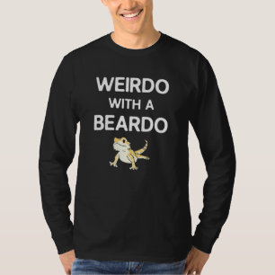 Weirdo mit einem Vintagen bärtigen Retro-Drachen T-Shirt