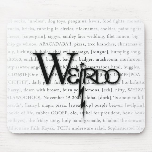 Weirdo mousepad (Vorne)