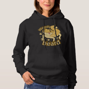 Weirdy Beardy Funny Bartded Dragon Hoodie