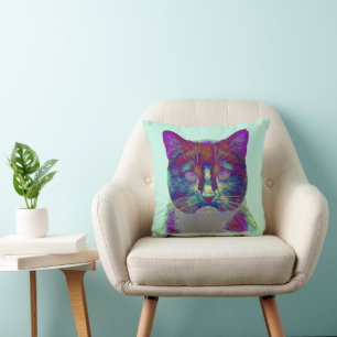 Weirdy Cat Kissen