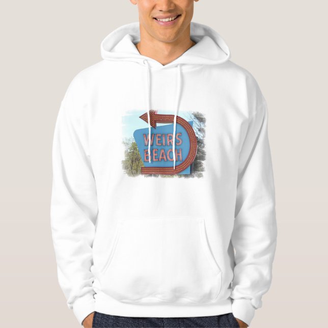 Weirs Beach New Hampshire Hoodie (Vorderseite)