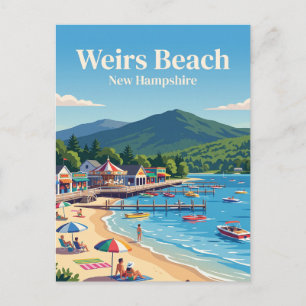 Weirs Beach, New Hampshire Postkarte