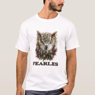 Weise Blick Eule T-Shirt 🦉