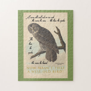 Weise Eule Puzzle