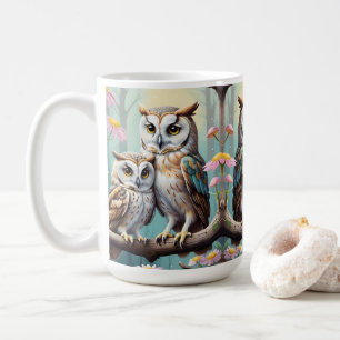 Weise Eulen Kaffeetasse
