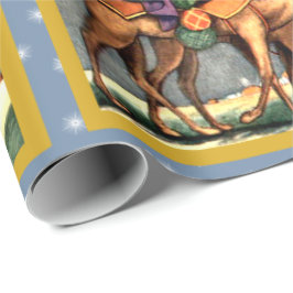 Weise-Geschenk-Verpackung für die Feiertage Geschenkpapier