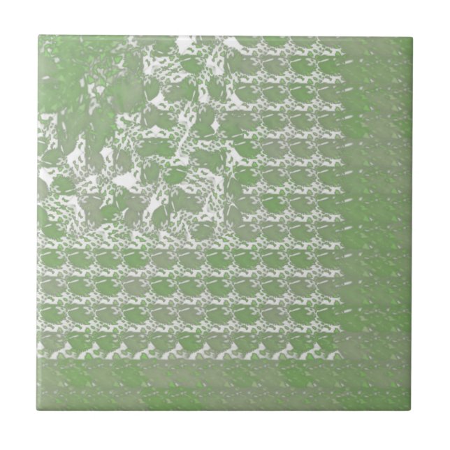 Weise Keramik-Fliesen des Mosaik-4 senken nach Fliese (Vorderseite)