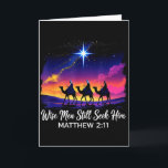 Weise Männer aus der Vintage-Zeit suchen ihn immer Karte<br><div class="desc">Weise Männer aus der Vintage-Zeit suchen ihn immer noch Jesus Glaube 3 Könige</div>