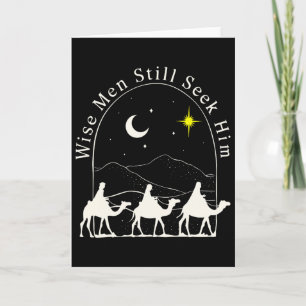 Weise Männer Christliches Weihnachten Jesus Geburt Karte