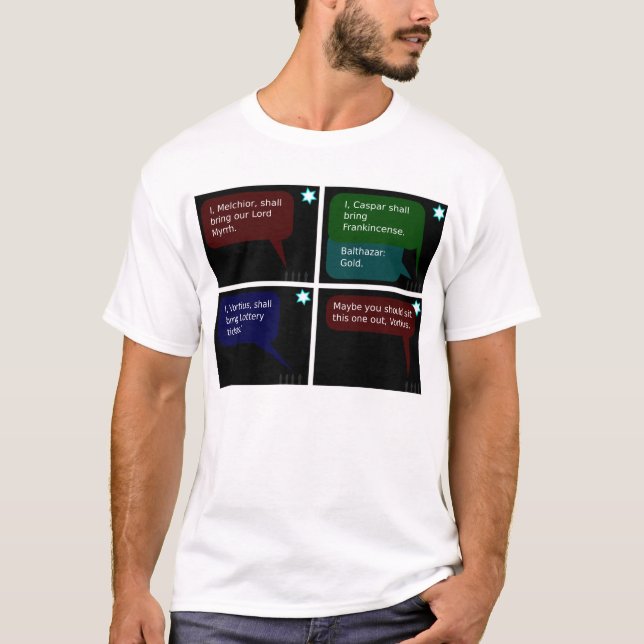 Weise Männer T-Shirt (Vorderseite)