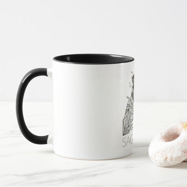 Weise Modus-Tassen-Art 2 - "Malerei-Salbei " Tasse (Mit Donut)