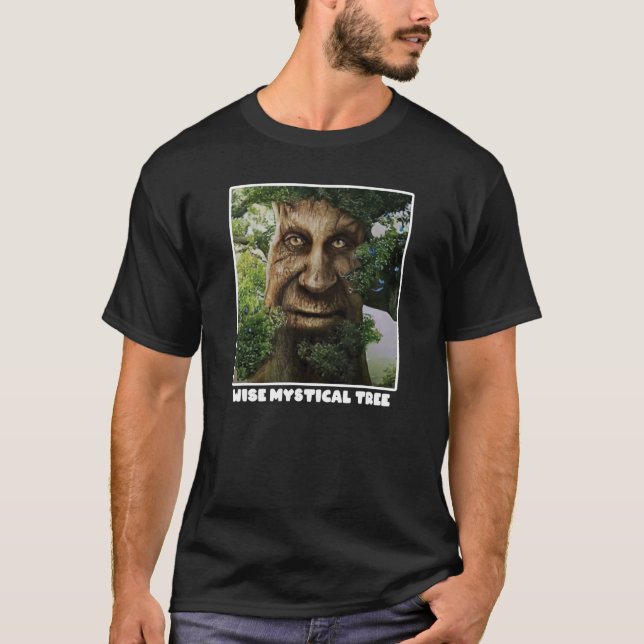 Weise Mystical Tree Meme T-Shirt (Vorderseite)