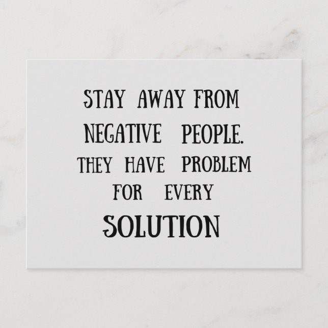 weise Sprichwort über das Leben Postkarte (Vorderseite)