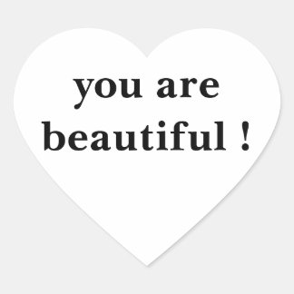 weise Worte Herz-Aufkleber