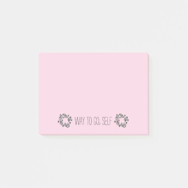 Weise zu gehen, Selbst Post-it Klebezettel (Vorderseite)