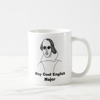 Weisen-coole englische bedeutende Tasse