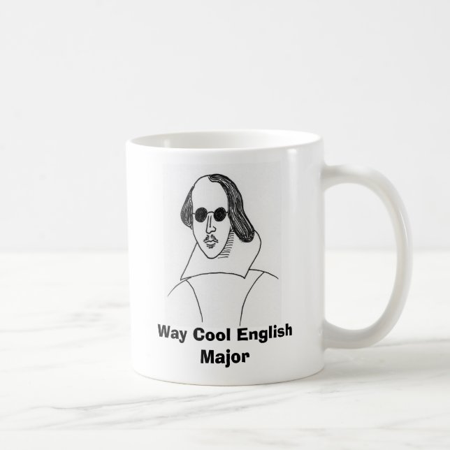Weisen-coole englische bedeutende Tasse (Rechts)