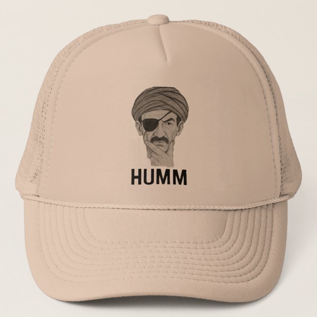 Weiser alter Mann - Vintage Sketch-Cap Truckerkappe (Vorderseite)