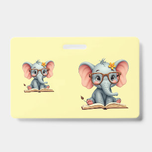 Weiser Baby-Elefant Ausweis