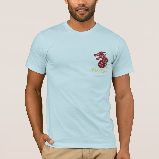 Weiser-Einer-Drache-T-Shirt T-Shirt (Vorderseite)