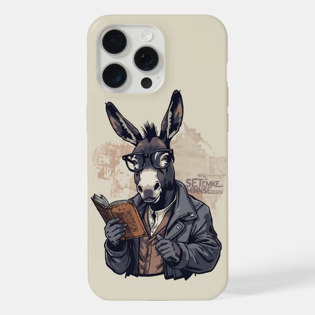 Weiser Esel — Handyhülle iPhone Hülle (Rückseite)