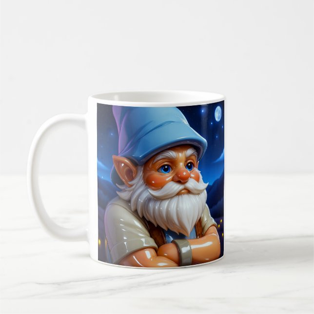 Weiser Gnom Nacht  Kaffeetasse (Links)
