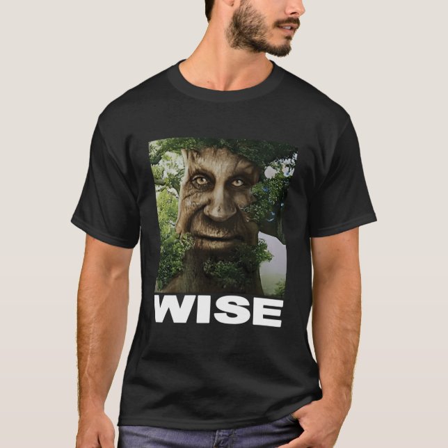 Weiser Mystischer Baum T-Shirt (Vorderseite)