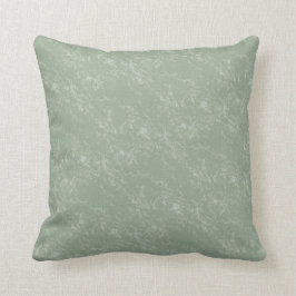 Weises Grün-Marmor schattiertes Kissen 16x16