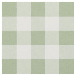 Weises Grün-und Weiß-Gingham-Muster-Gewebe Stoff
