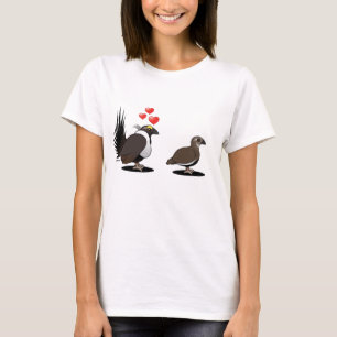 Weises Waldhuhn-Liebe T-Shirt