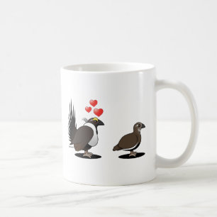 Weises Waldhuhn-Liebe Tasse