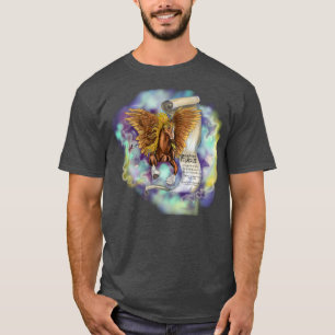 Weisheit aus einem Pegasus, dunkler Abschlag T-Shirt