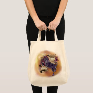 Weisheit aus einer einsamen Shopping-Tasche Tragetasche