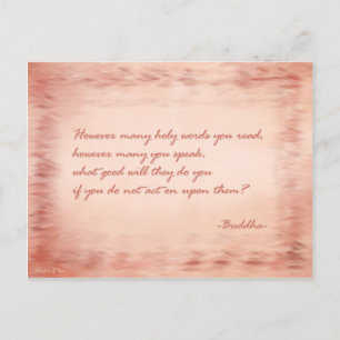Weisheit Buddhas Postkarte