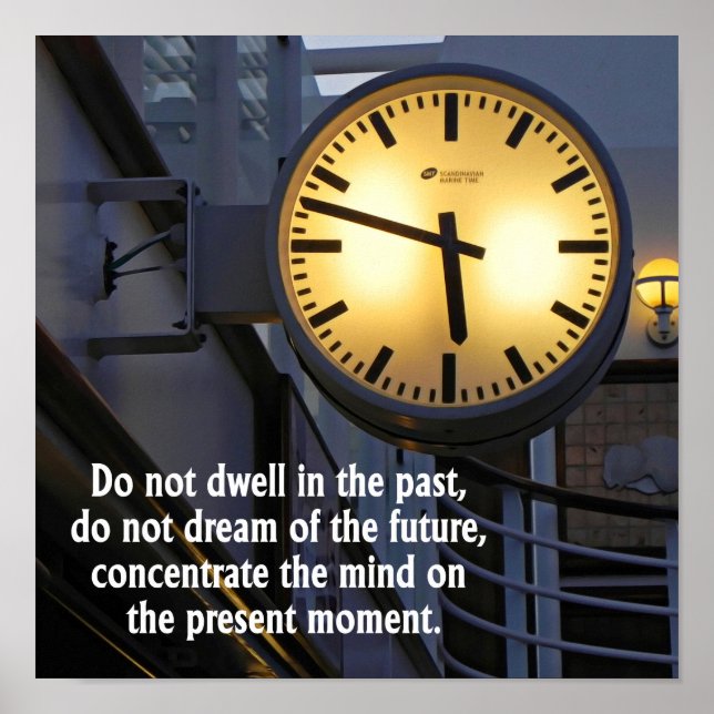 Weisheit der Zeit Denken Kunst Poster (Vorne)